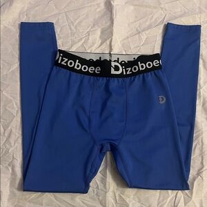 Dizoboe Blue Athletic Leggings